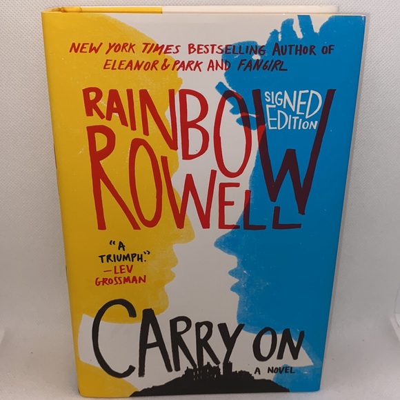 Rainbow Rowell Signed Carry On Hardcover with 2 Dust Jackets First Edition - Picture 2 of 15